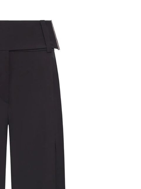 Sportmax belt wide leg trousers - Black - zdjęcie produktu nr 2