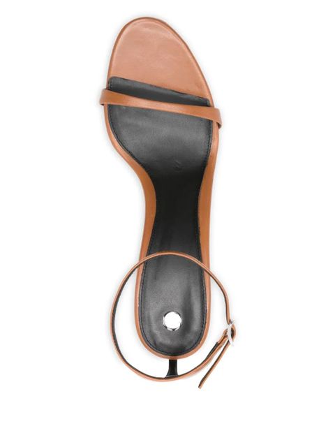 Proenza Schouler 90mm ankle-strap leather sandals - Brown