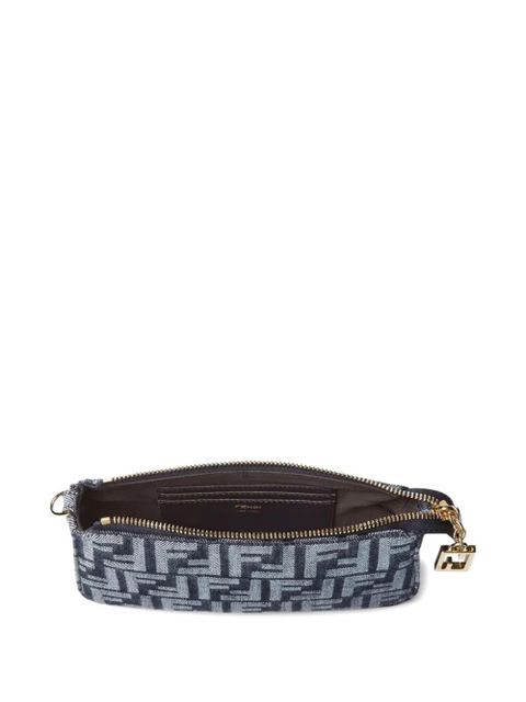 FENDI monogram chain tote bag - Blue