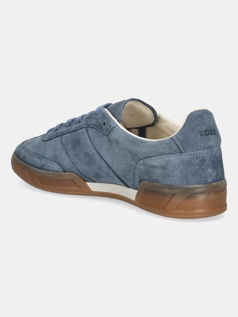 BOSS sneakersy zamszowe Brenta damskie kolor niebieski 50536645