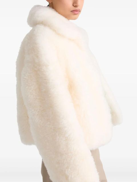 Yves Salomon shearling jacket - White