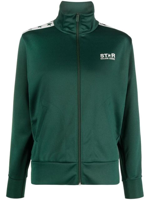Golden Goose star log-print sports jacket - Green - zdjęcie produktu nr 1
