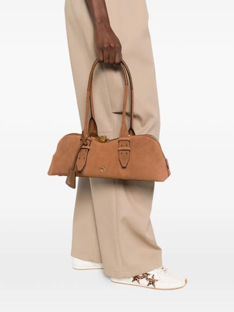 PINKO leather shoulder bag - Brown