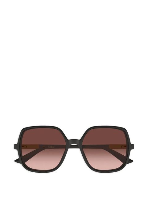 Chloé Eyewear Judy oversized-frame sunglasses - Black - zdjęcie produktu nr 1