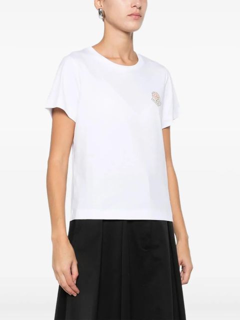 Moncler logo-detail crew-neck T-shirt - White