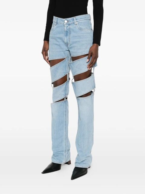 Coperni cut-out jeans - Blue