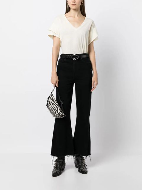 Ba&Sh Viny V-neck T-Shirt - White - zdjęcie produktu nr 2