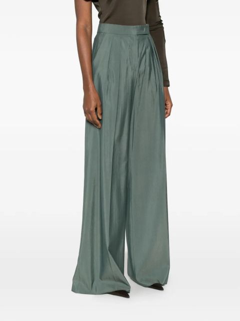 Max Mara Mxmgiallo pocket trousers - Green