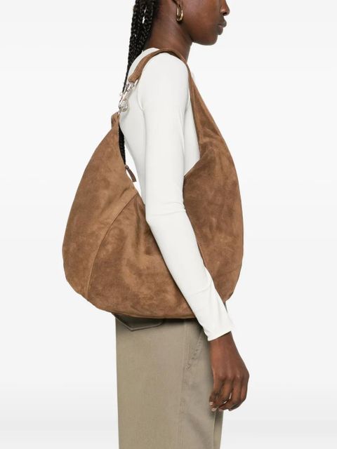 Gimaguas Paula suede shoulder bag - Brown - zdjęcie produktu nr 2