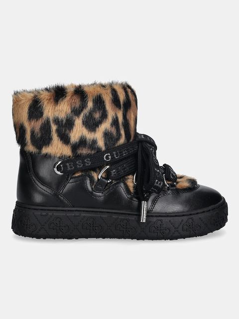 Guess śniegowce UNESSA kolor czarny FLFUEK FUR10 - zdjęcie produktu nr 2