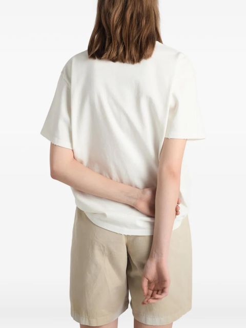 Prada Garment-dyed jersey T-shirt - White