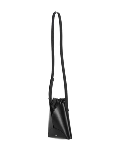 Jil Sander small Curve crossbody bag - Black