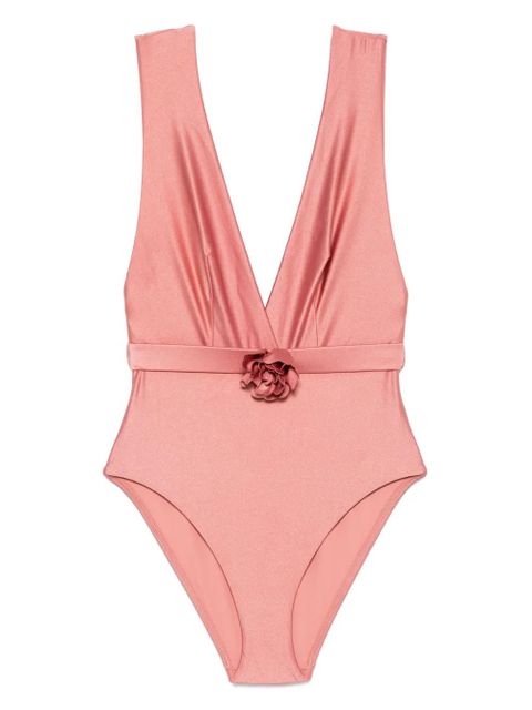 ZIMMERMANN Lucky Plunge Flower swimsuit - Pink - zdjęcie produktu nr 1