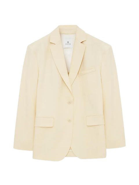 ANINE BING Quinn single-breasted blazer - Yellow - zdjęcie produktu nr 1