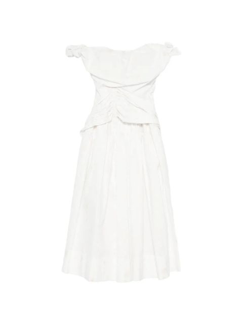 Vivienne Westwood Sunday corset floral-print gown - White - zdjęcie produktu nr 1