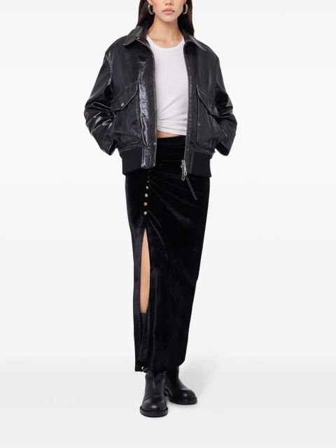 Rabanne leather jacket - Black