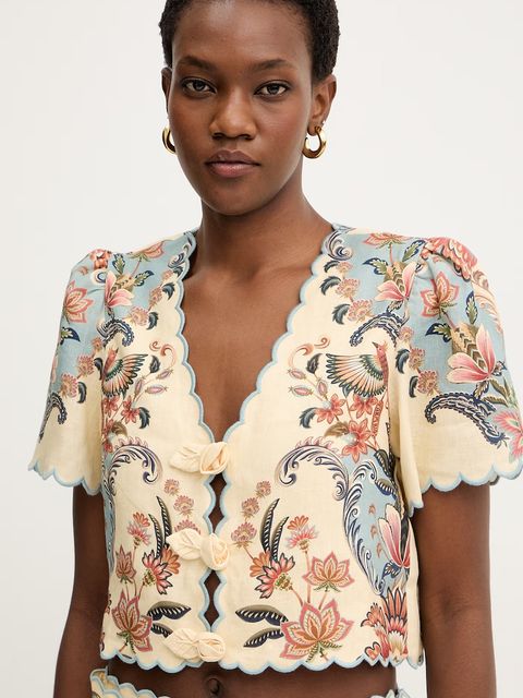 Farm Rio bluzka lniana