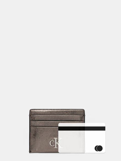 Calvin Klein Jeans etui na karty kolor srebrny K60K612750