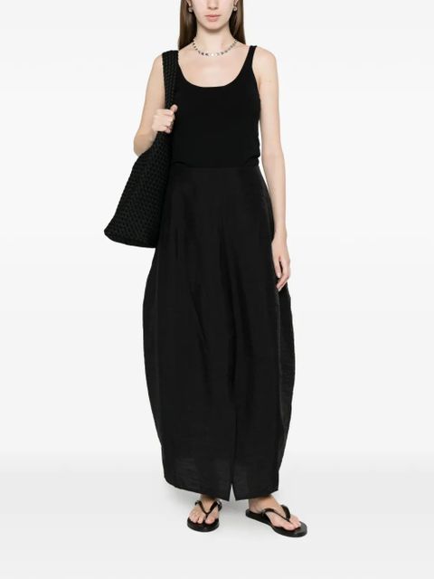 TOTEME Parachute slit midi skirt - Black - zdjęcie produktu nr 2