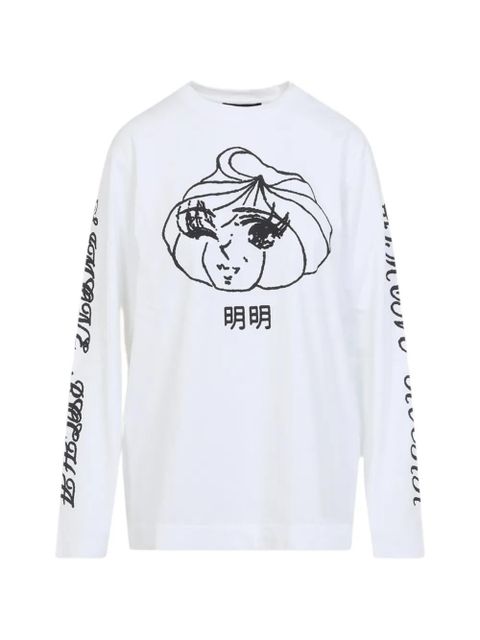 Simone Rocha long-sleeves T-shirt - White - zdjęcie produktu nr 1