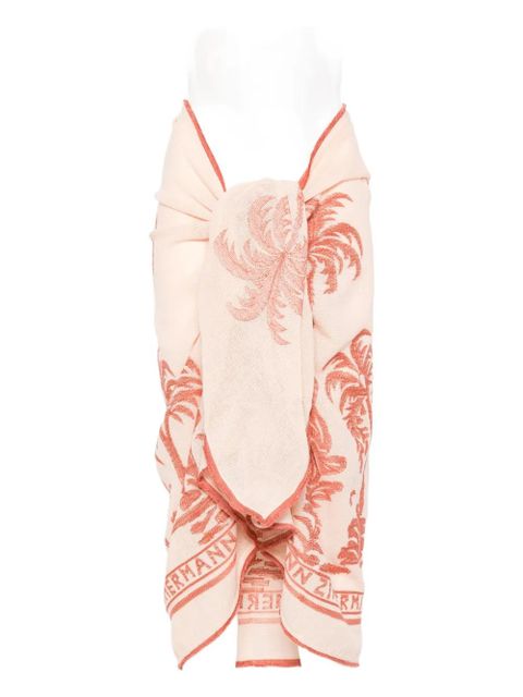 ZIMMERMANN woven print pareo - Pink
