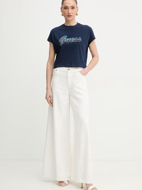 Guess t-shirt damski bawełniany - zdjęcie produktu nr 1