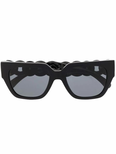 Versace Eyewear Medusa square-frame sunglasses - Black - zdjęcie produktu nr 1