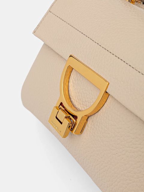 Coccinelle torebka skórzana kolor beżowy E1 MD5 55 B7 01 - zdjęcie produktu nr 2