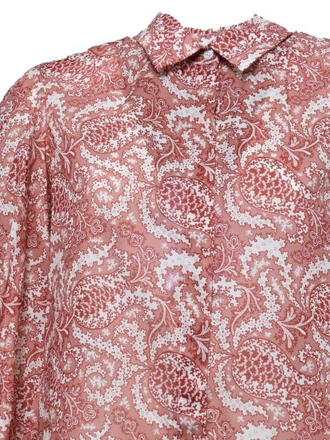 Weekend Max Mara Periodi paisley-print shirt - Red