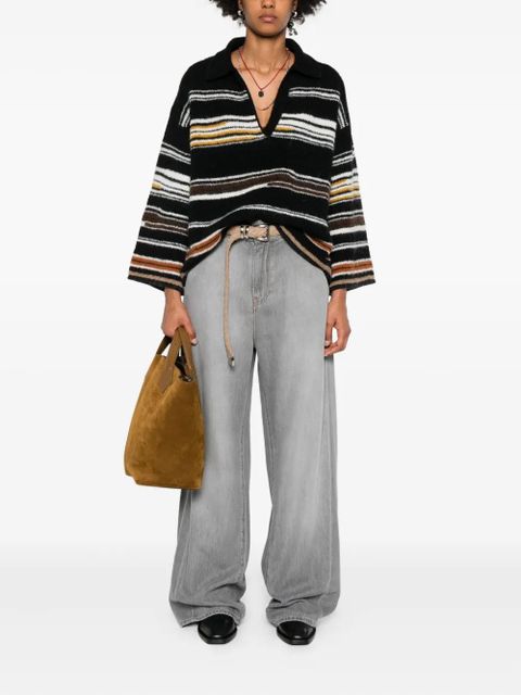 Missoni striped polo top - Black - zdjęcie produktu nr 2