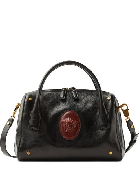 Versace Roomy leather boston bag - Black - zdjęcie produktu nr 1