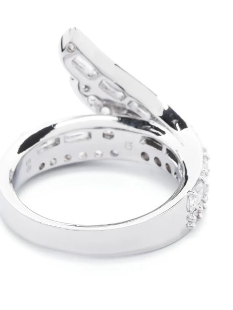 Swarovski Hyperbola band ring - Silver