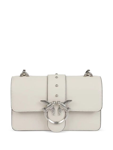 PINKO Love Bag One stud detail bird leather shoulder bag - White - zdjęcie produktu nr 1