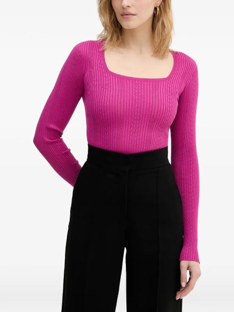TWINSET square-neck sweater - Pink - zdjęcie produktu nr 1