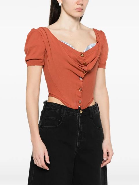 Vivienne Westwood short-sleeve blouse - Orange