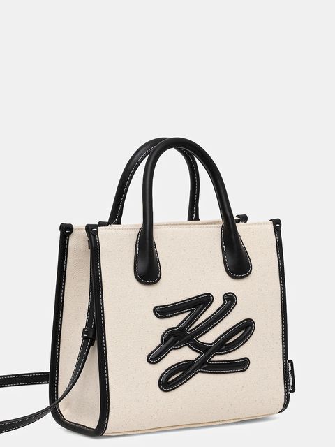 Karl Lagerfeld torebka K/AUTOGRAPH kolor beżowy A4W50026 - zdjęcie produktu nr 2