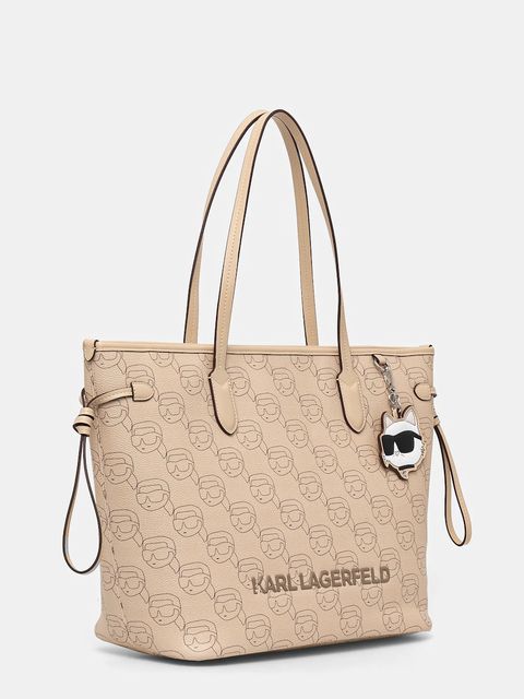 Karl Lagerfeld torebka IKON kolor beżowy A1W30389