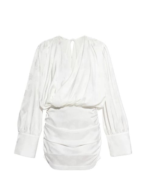 ROTATE BIRGER CHRISTENSEN scarf mini dress - White - zdjęcie produktu nr 1