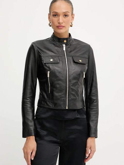 Marciano by Guess kurtka skórzana LANA kolor czarny przejściowa 5YGL09 7345A - zdjęcie produktu nr 1