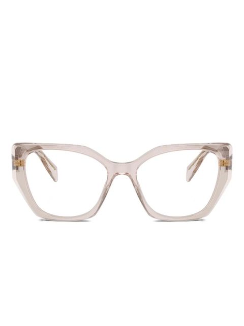 Prada Eyewear geometric glasses - Neutrals - zdjęcie produktu nr 1