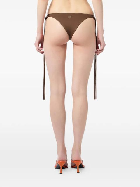 Blumarine tie bikini bottoms - Brown
