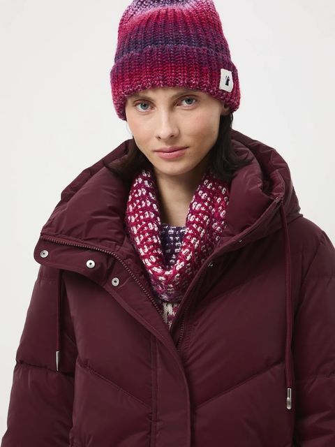 Medicine płaszcz damski kolor bordowy