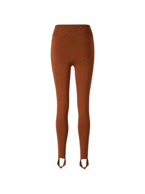 Chloé jacquard stirrup trousers - Brown - zdjęcie produktu nr 2