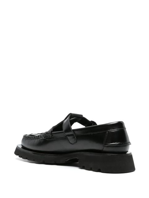 Hereu Soller Sport leather loafers - Black