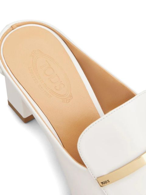 Tod's 70mm leather pumps - White