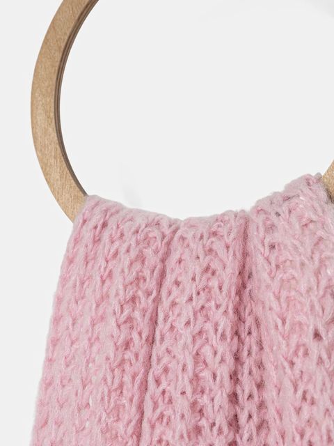 Pinko szalik z wełną damski kolor różowy gładki 105990 A2Z2 - zdjęcie produktu nr 2