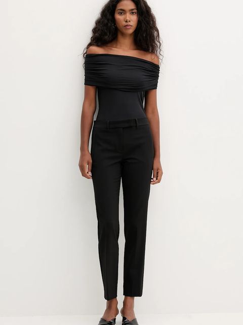 MAX&Co. top damskie kolor czarny dekolt hiszpański 2526946071200 - zdjęcie produktu nr 2