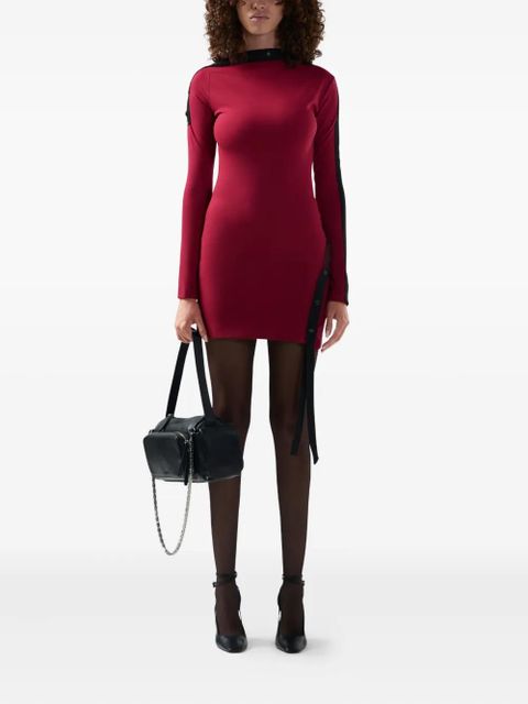 GCDS button trim dress - Red - zdjęcie produktu nr 2