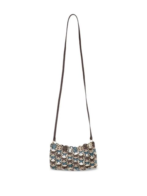 Rabanne disc-detailing cross bag - Silver - zdjęcie produktu nr 2