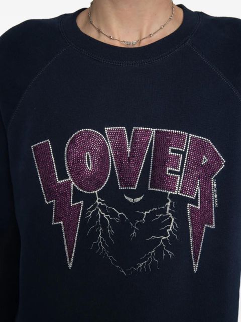 Zadig&Voltaire embellished-graphic sweatshirt - Blue
